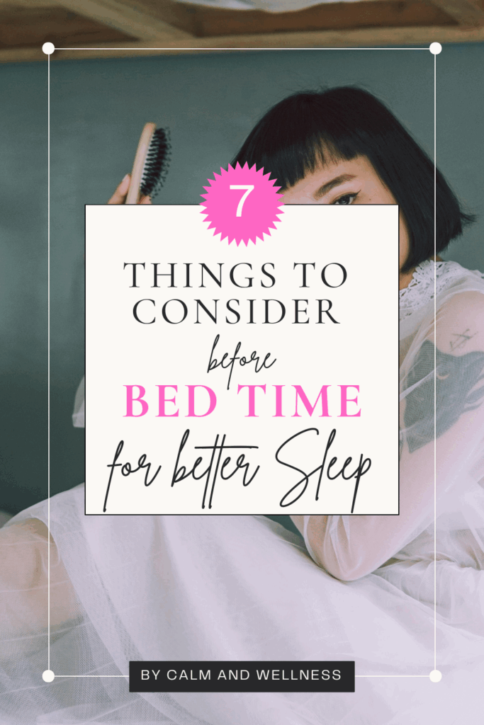 bedtime routine